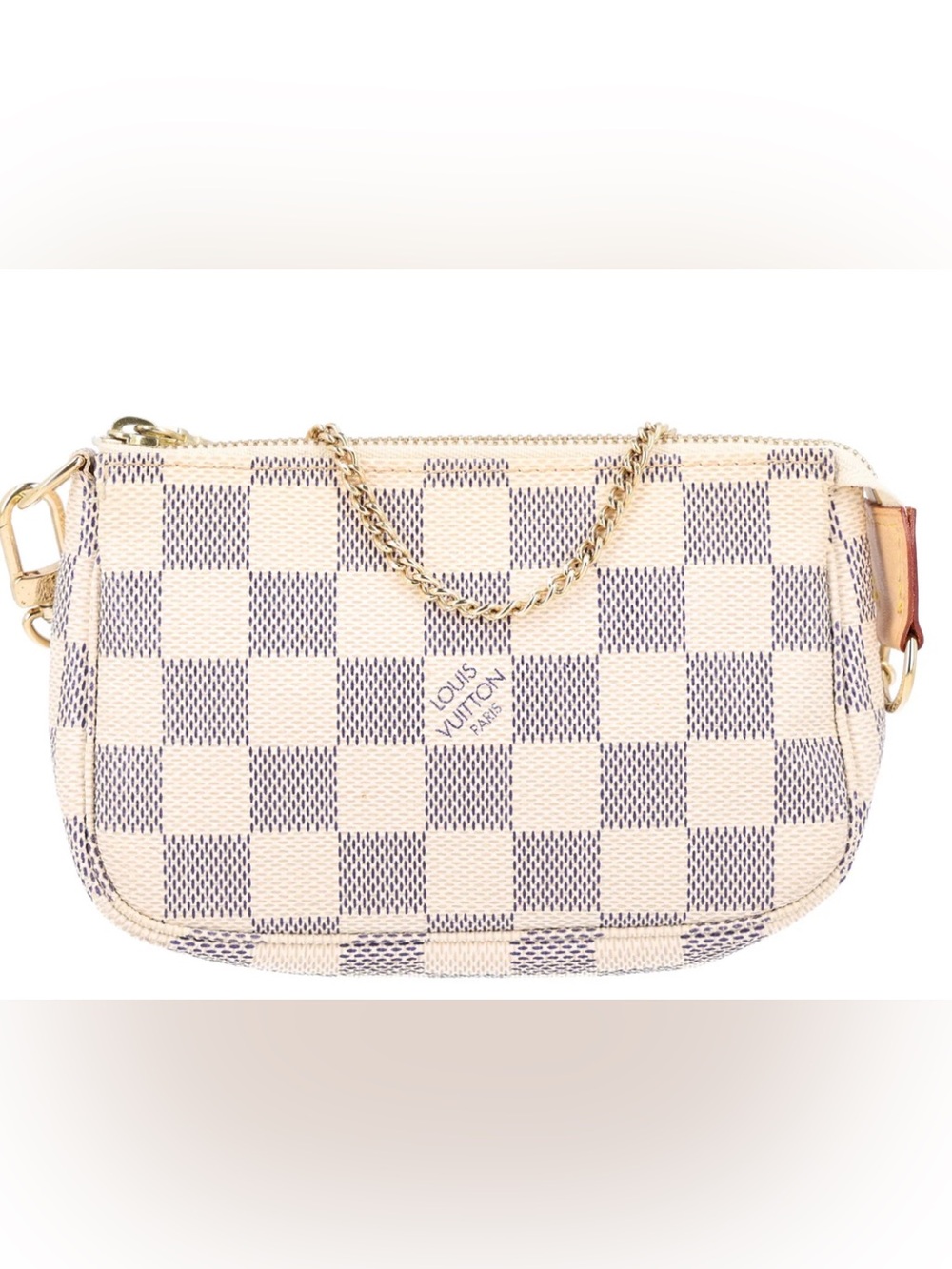NWOT Louis Vuitton Damier Azur Mini Pochette Accessoires